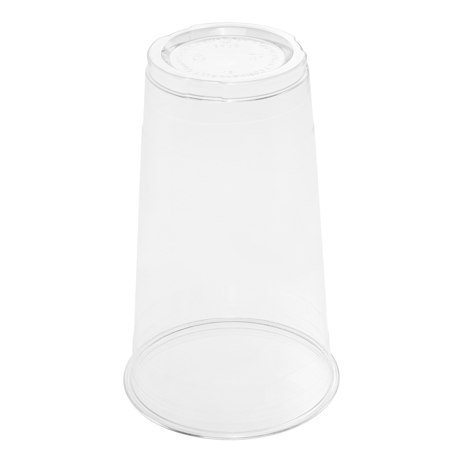 Karat Earth 32oz PLA Eco-Friendly Cup (107mm), Clear – 300 ct, KE-KC32