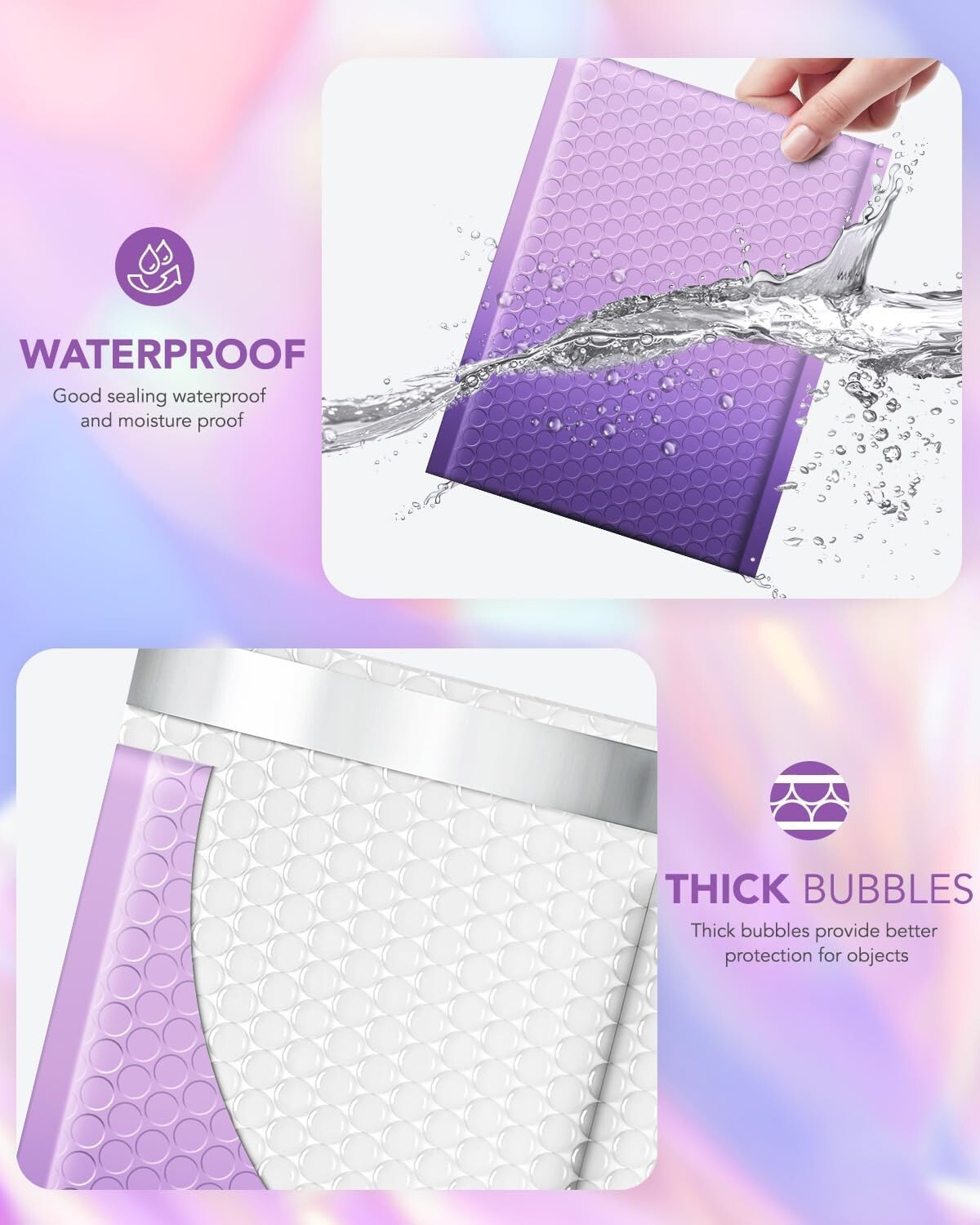 600Pack Cute Poly Bubble Mailers Padded Envelopes Shipping Mailing Bags 6×10