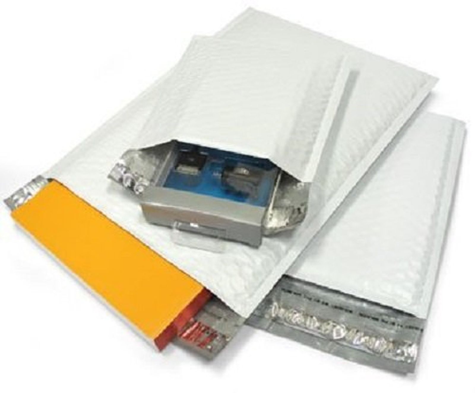Airjacket Poly Bubble Mailers Padded Envelopes Bags 100 % Recyclable #0, #2, #5