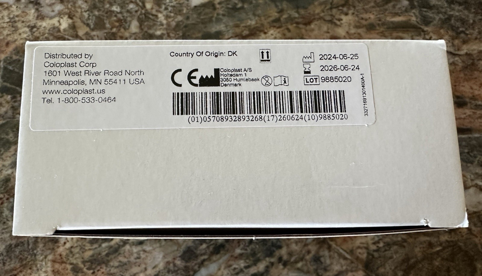 Coloplast SenSura Mio #16913 Convex Light Ostomy Barrier 13/16” – 2 Boxes