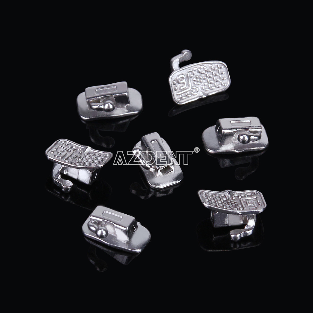 Dental Orthodontic Buccal Tube 1st Molar Bondable Monoblock Non-Conv Roth 0.022