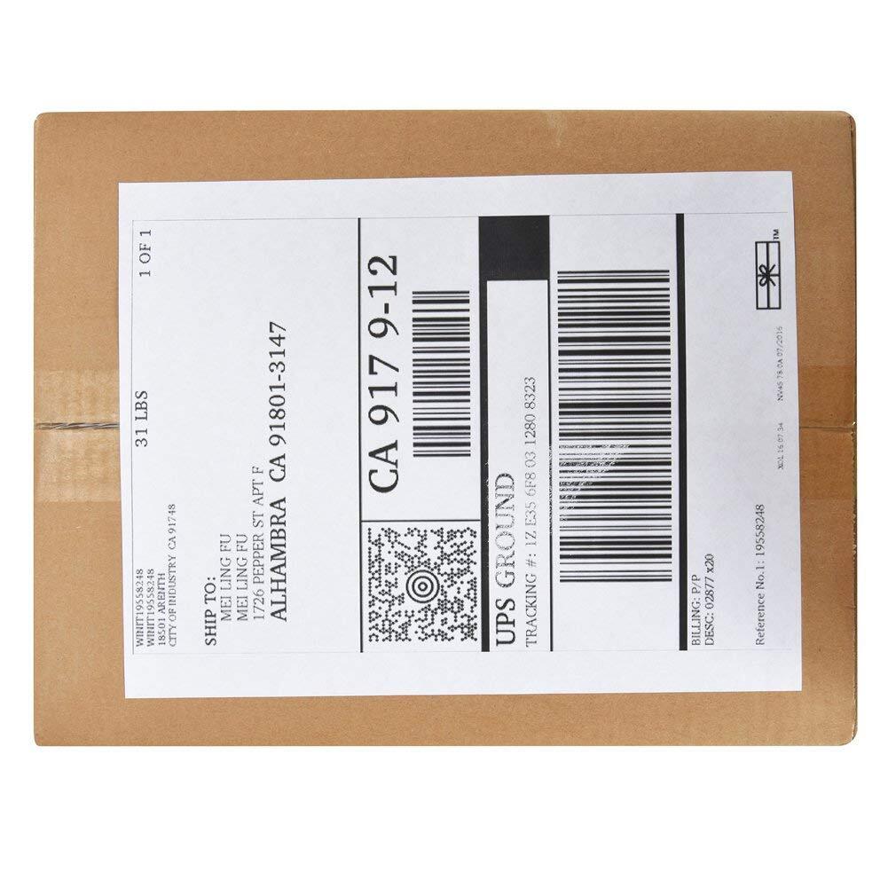 8.5″x11″ Full Sheet Address Shipping Labels Blank Self Adhesive 8-1/2″ x 11″ UPS