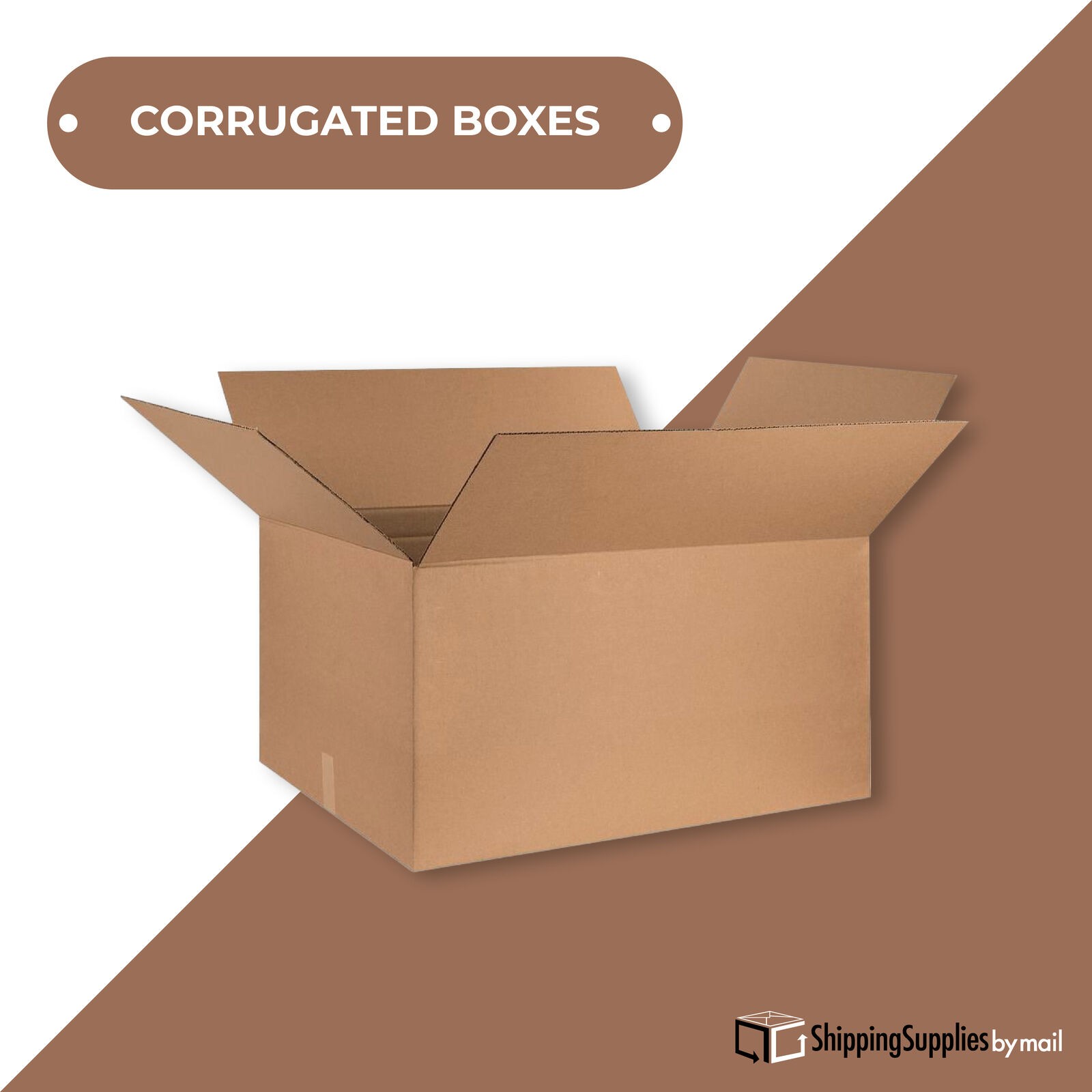 Corrugated Boxes 18 x 10 x 8″ ECT-32 Brown Shipping/Moving/Packing Box 25 Boxes