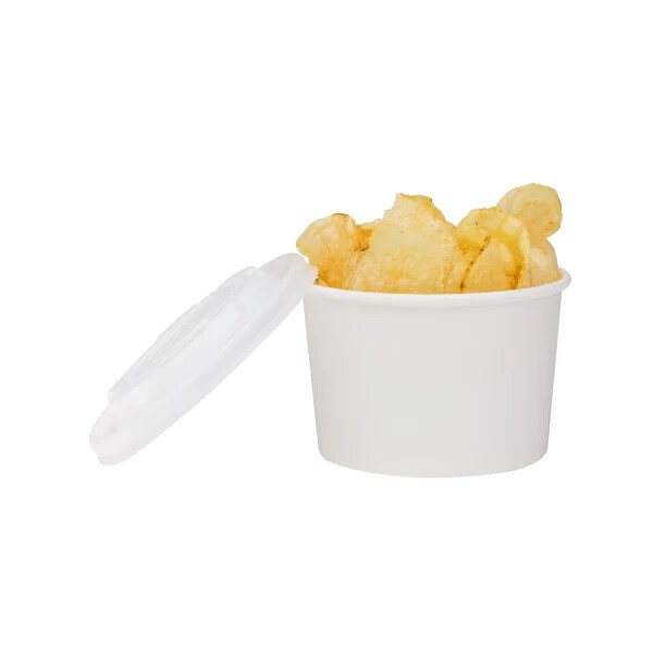 Karat Earth 8oz Eco-Friendly Paper Food Containers – White (90.8mm) – 1,000 ct
