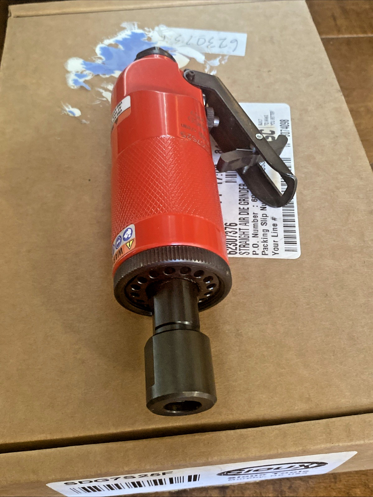 Sioux Tools SDG7S25FS Straight Die Grinder 25,000 RPM 0.7hp 1/4” Collet USA Made