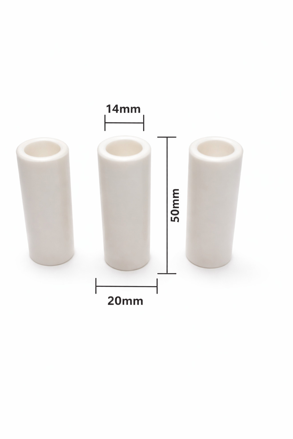 3-pack General Pump 47040409 Replacement CERAMIC PISTON 20mm fits Interpump GP