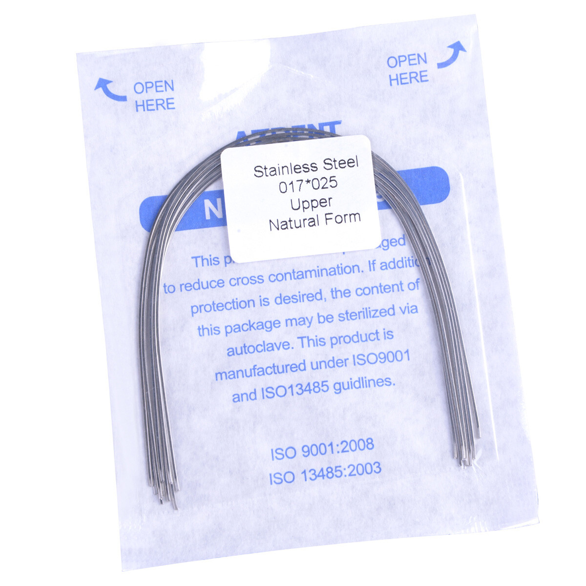 AZDENT Dental Orthodontic Stainless Steel Arch Wires Rectangular Nature Form