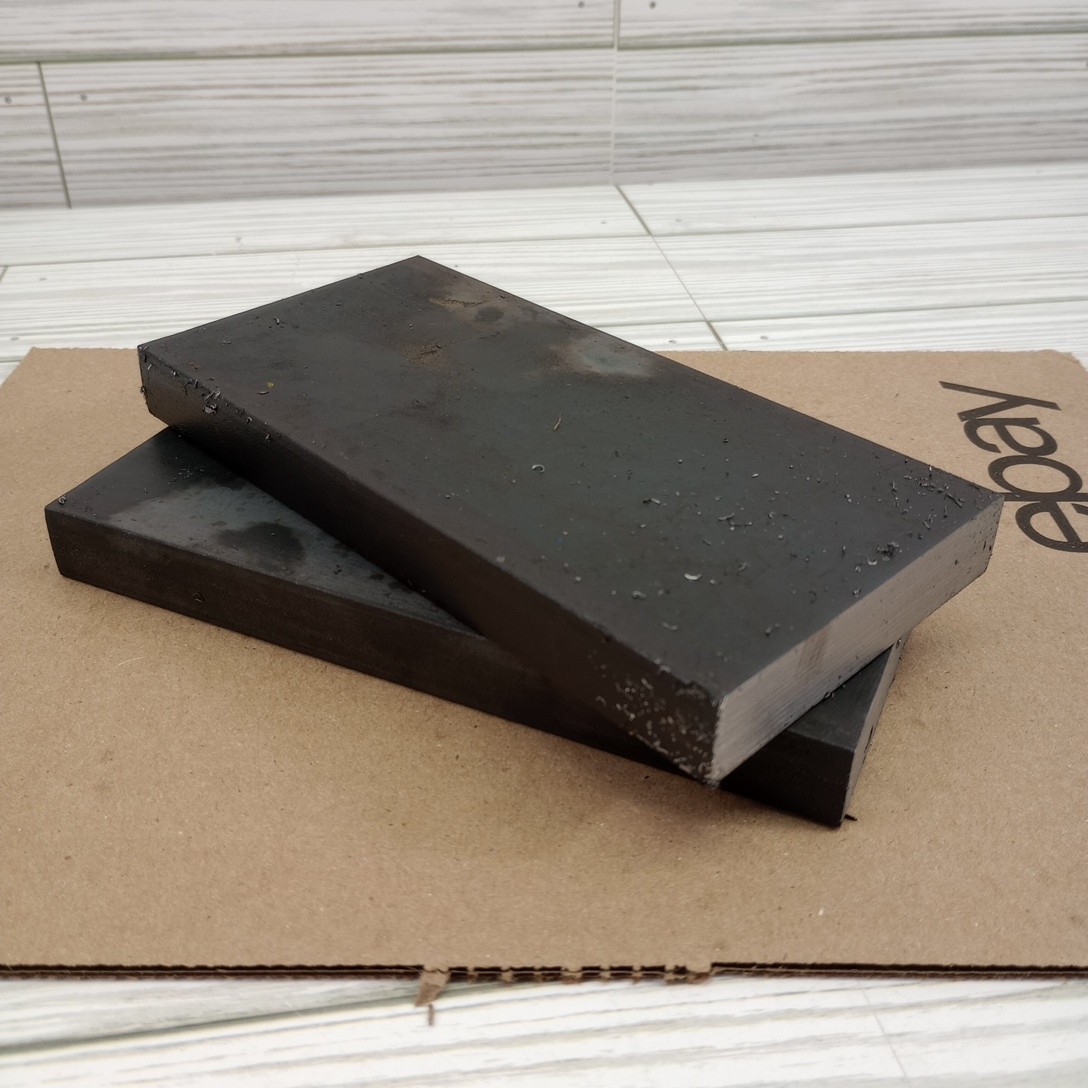 1/2″ x 3″ Steel Flat Bar x 6″ Length, Hot Rolled Steel Carbon Stock X2 Pieces