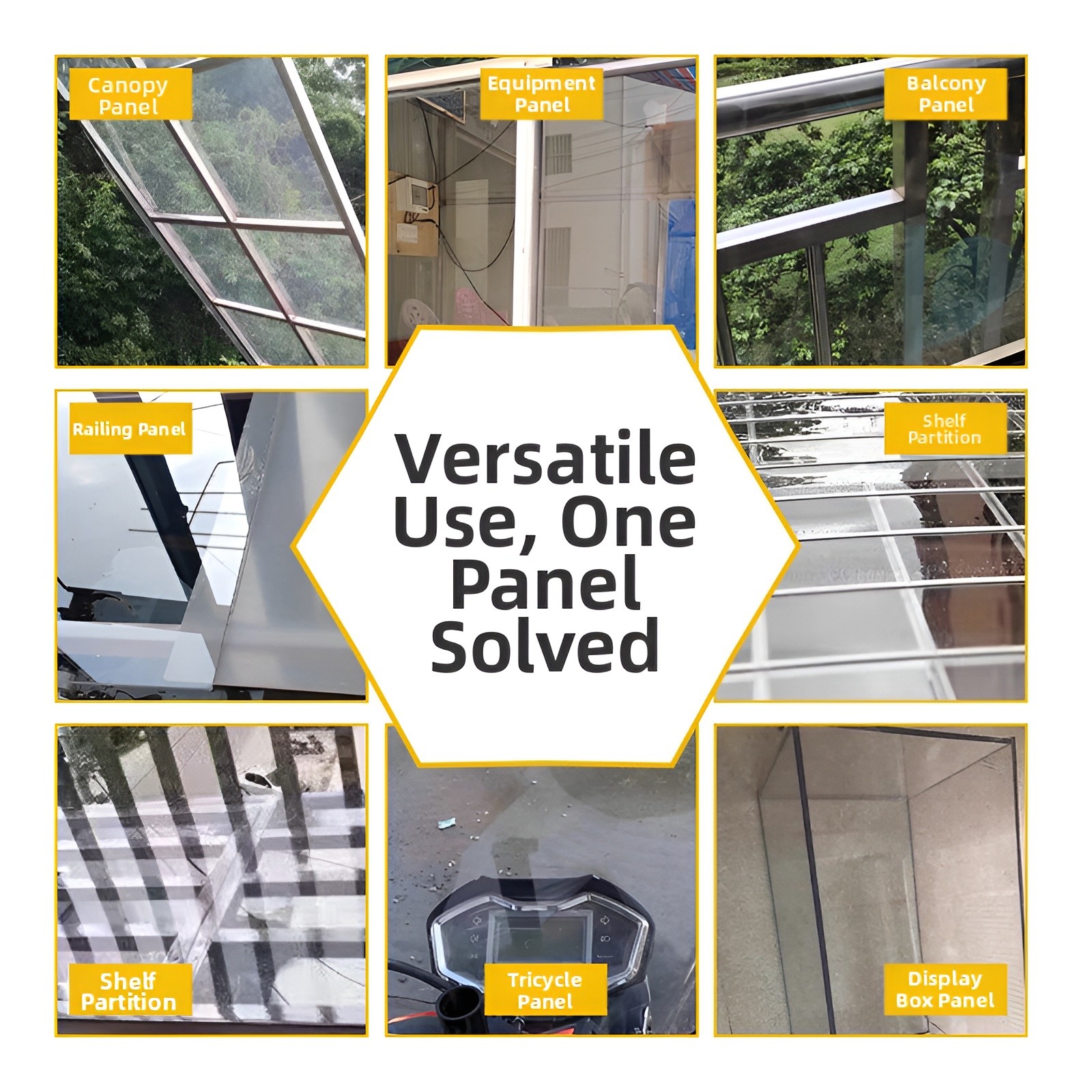 Transparent PVC Plastic Sheet Sheeting Crack Resistant Thickness 1/1.2/1.5-10mm
