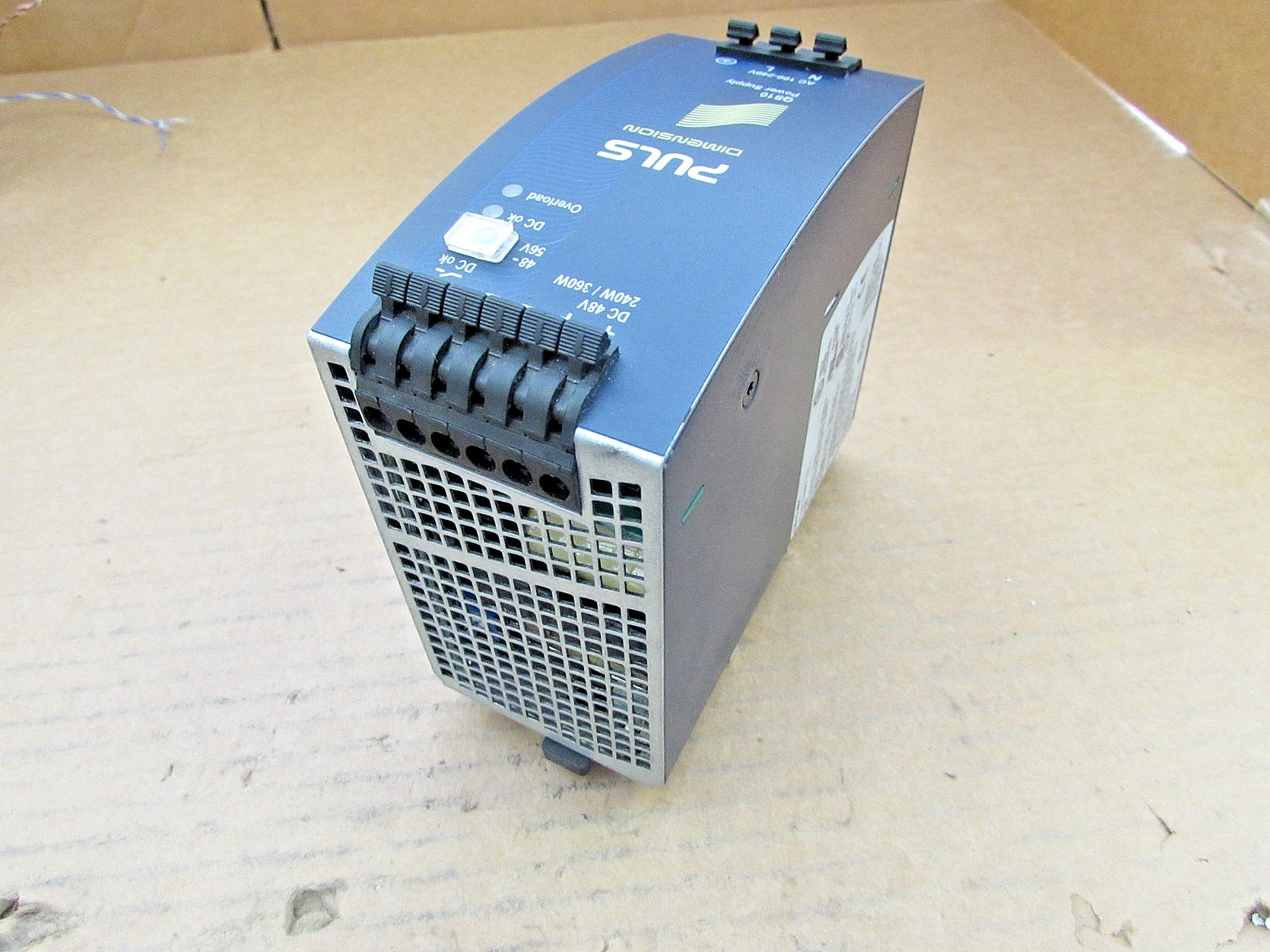 Puls QS10.481 Power Supply Input: AC 100-240V Output: DC 48-56V (New OUT OF BOX)