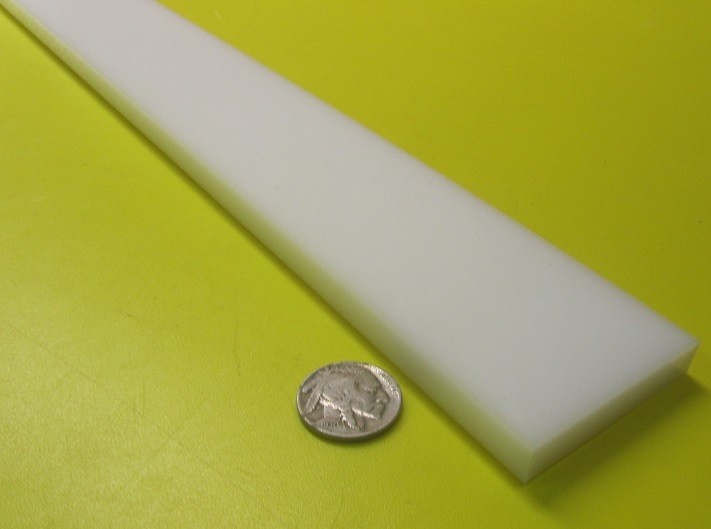Hdpe White Bar 3/8″ (.375″) Thick x 2.00″ Wide x 36″ Long, 2 Units, 6 Ft Total