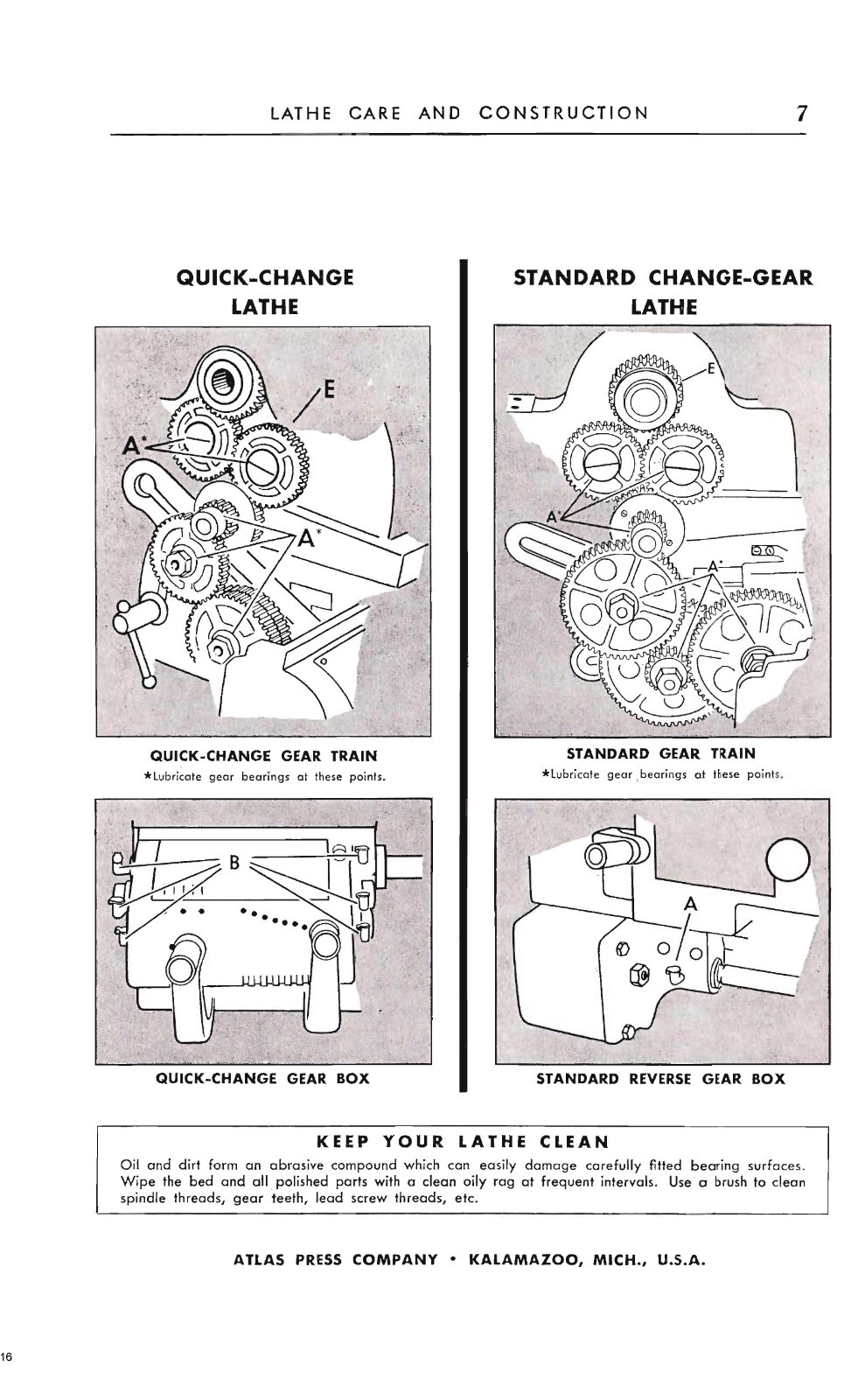 1967 Machinists Tables Manual FIts ATLAS Manual of Lathe Operation 273 pages