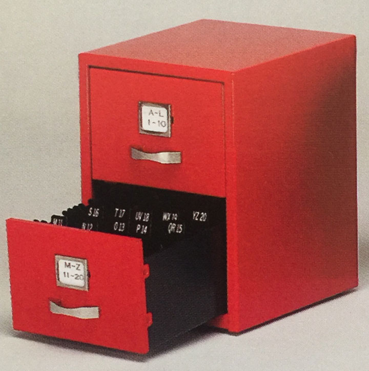 Black Metal Office Business Card Holder 4.75″W x 5.25″D x 6.50H, SS636K