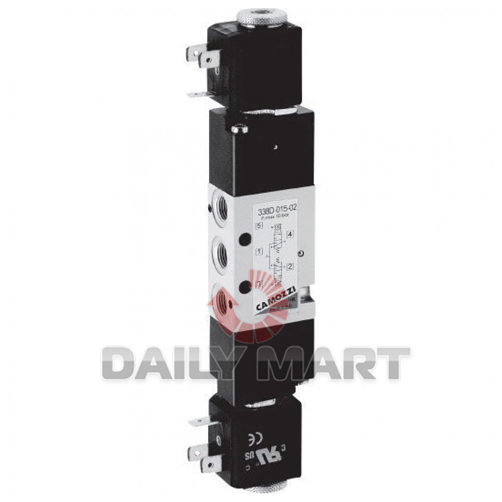 New In Box CAMOZZI 338D-015-02 Solenoid Valve DC24V