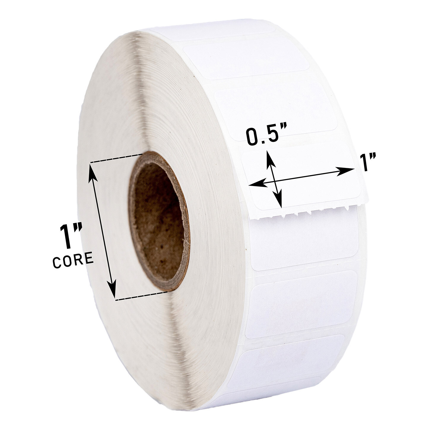 ZEBRA / ELTRON 1×0.5 (1″ x 1/2″) Direct Thermal Labels – (1) Roll of 2430