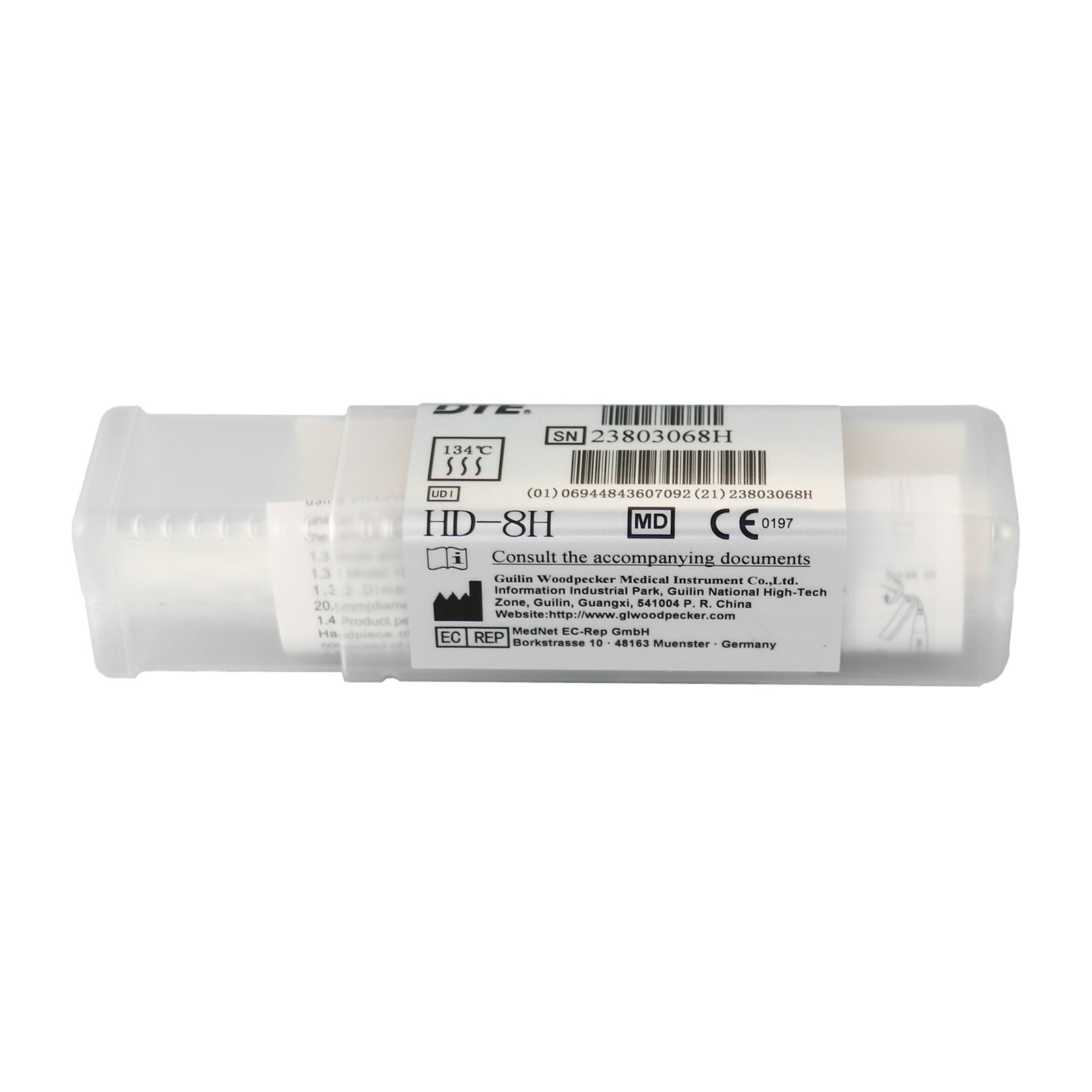 Original Woodpecker Ultrasonic Scaler Handpiece HD-8H for S6/D600 SATELEC