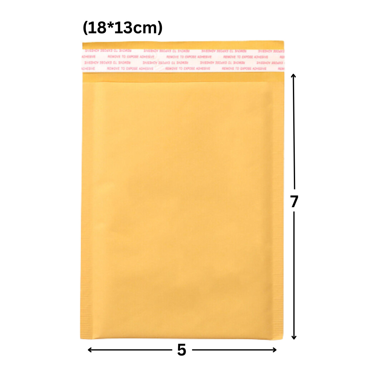5×7 (18*13cm) Kraft Bubble Mailers Padded Envelope Shipping Bags Seal