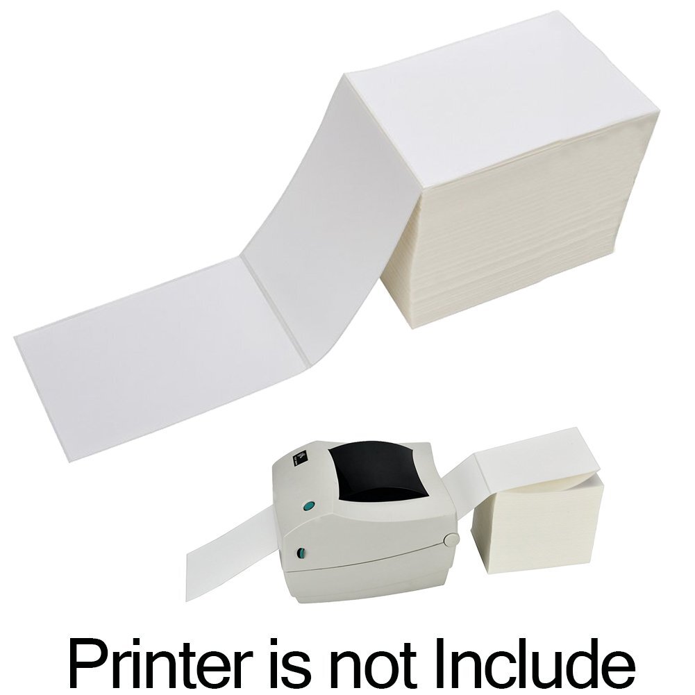 For Rollo & Zebra Fanfold 4×6 Perforated Direct Thermal Address Shipping Labels