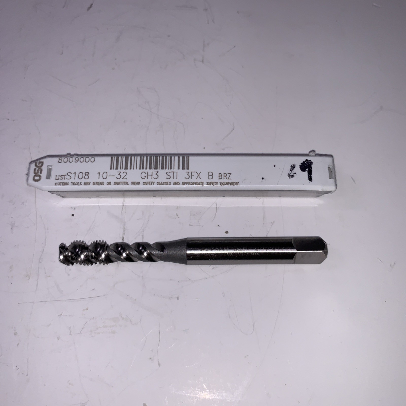 OSG #10-32 H3 3F SP/FL BOTTOM TAP HSS/BRIGHT