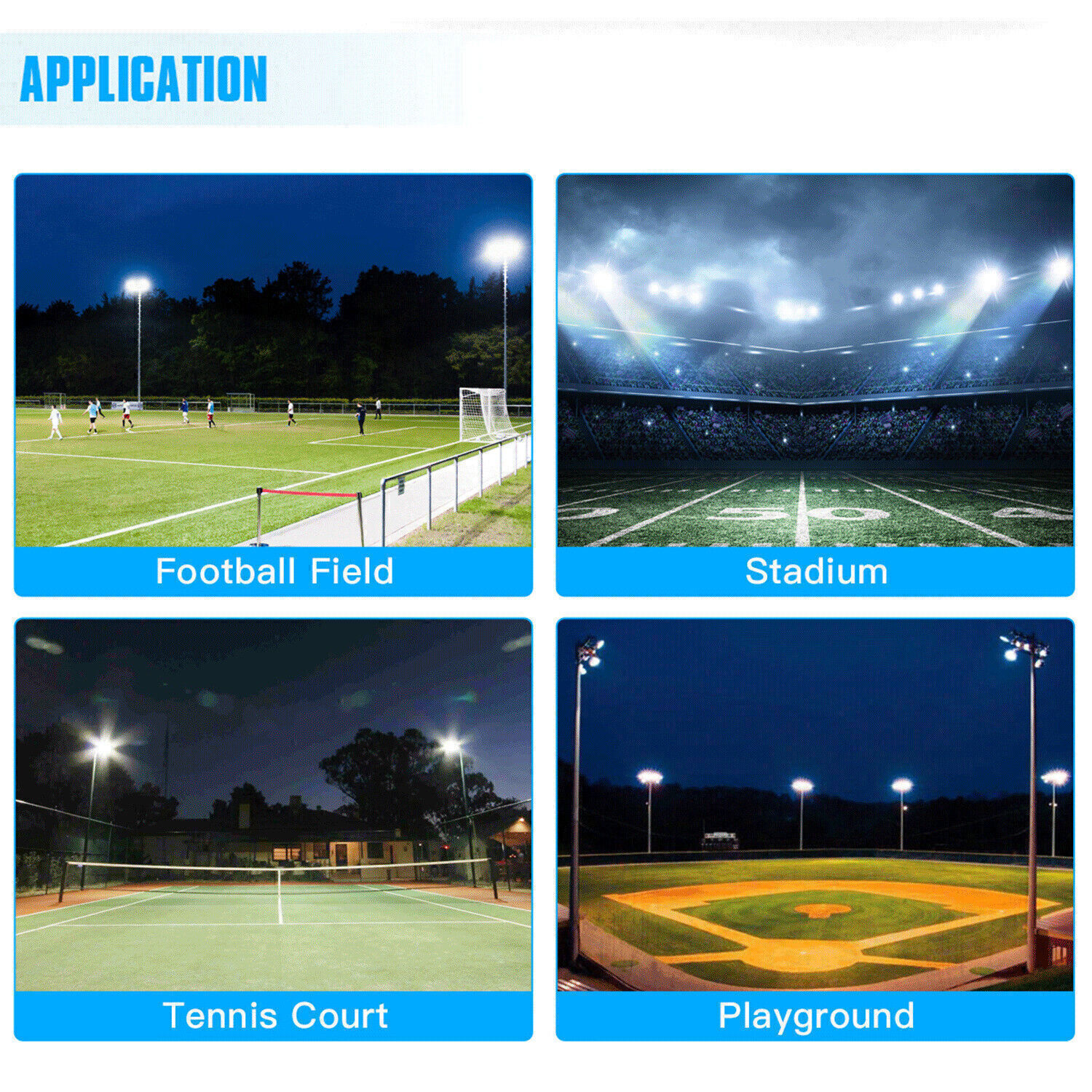 3000W Equivalent LED Stadium Lights 84000LM 600W Commercial Outdoor Flood Light