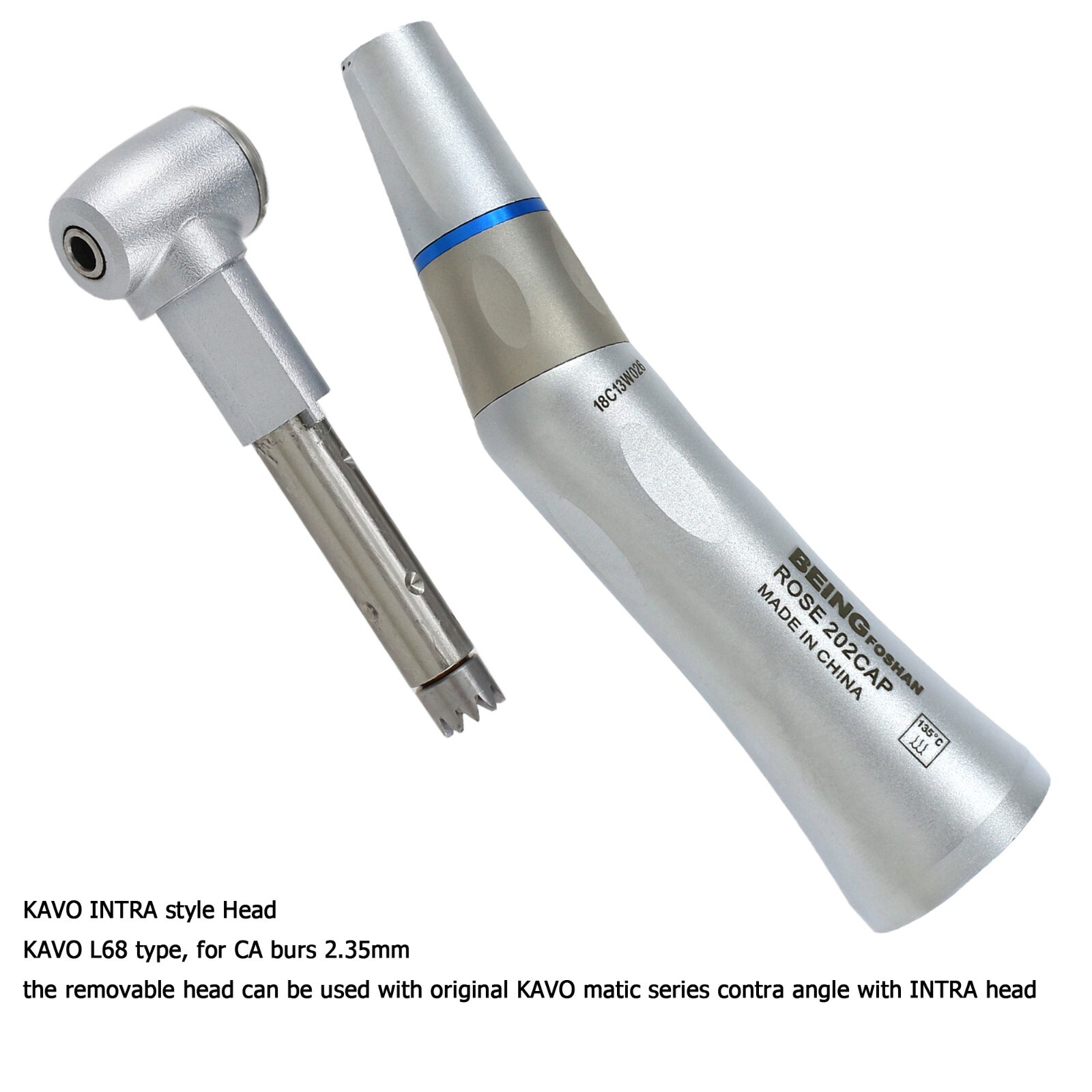 BEING Dental Contra Angle Straight Handpiece Air Motor 4 Holes Low Speed KAVO