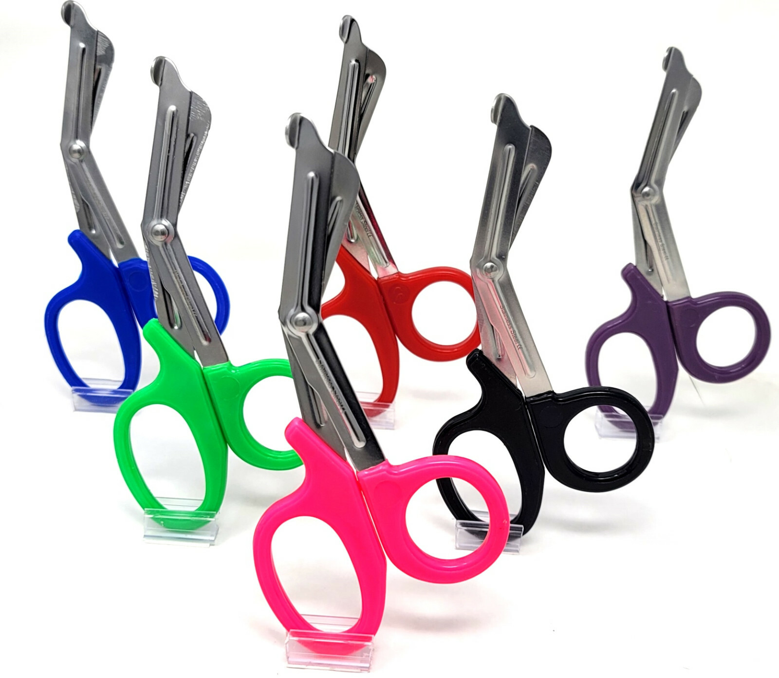 6 Pcs Nurse Medical Scissors EMT 7.5″ Utility Bandage Shears Paramedic Emergency
