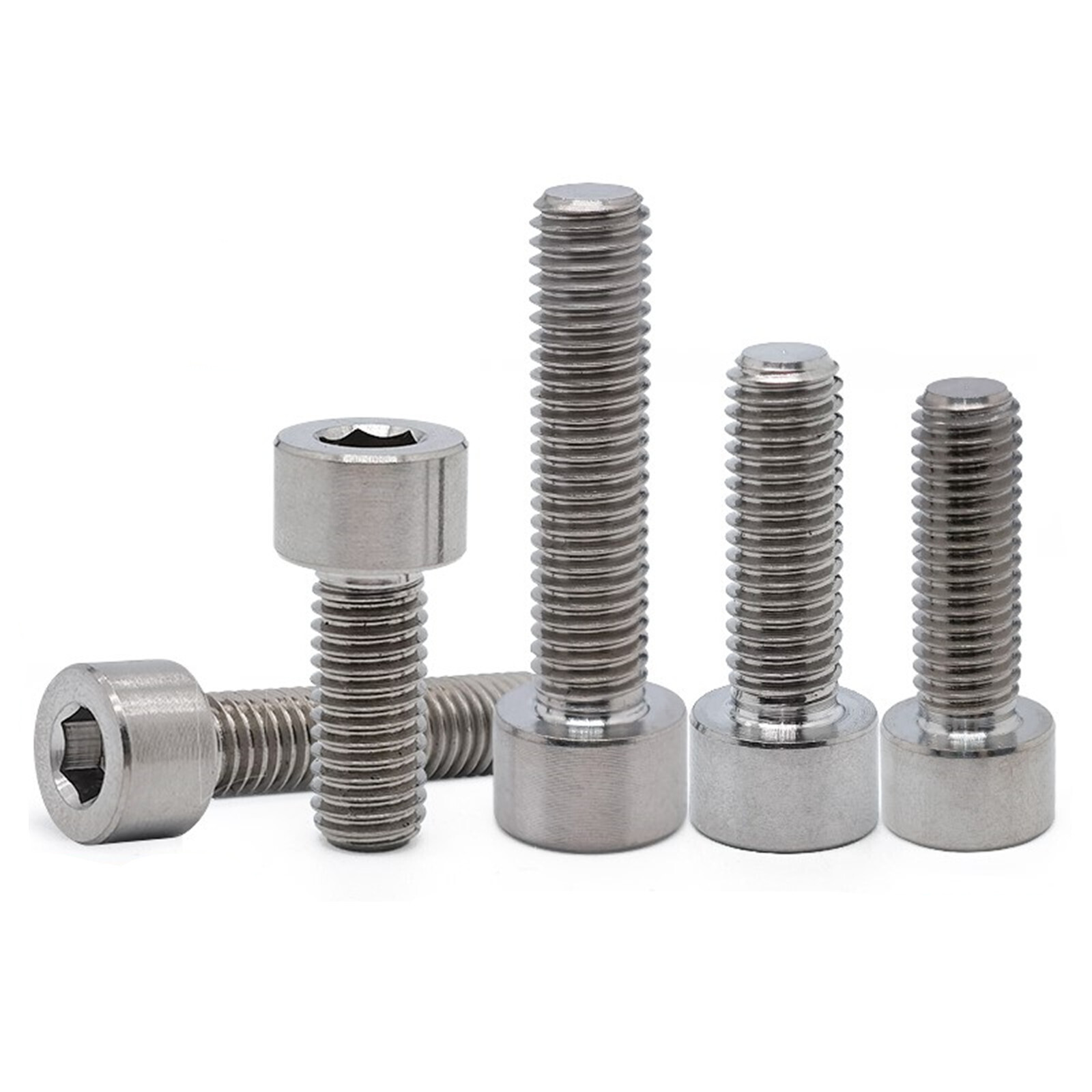 GR5 Titanium Allen Hex Socket Bolts Cap Head Screws M2 M2.5 M3 M4 M5 M6 M8