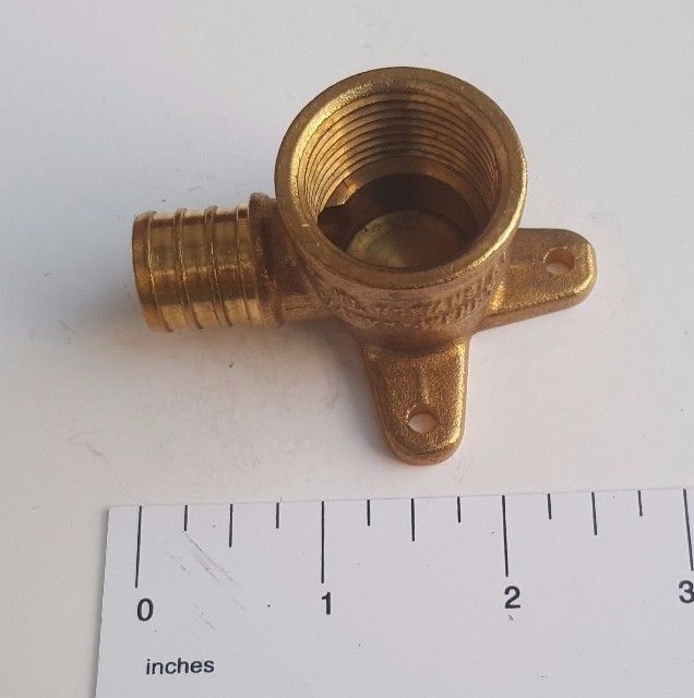 (25) 3/4″ PEX X 3/4″ FEMALE NPT THREADED DROP EAR ELBOW CRIMP FITTINGS LEAD FREE