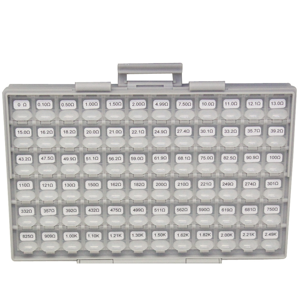 SMD 1206 1% RoHS sample assorted resistor kit E96 144 valuex100pcs BOX-ALL 10M