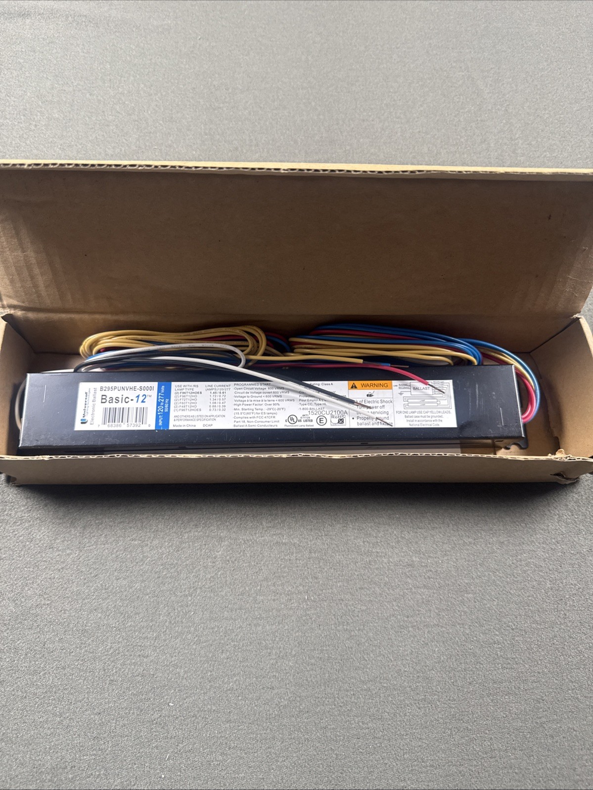 BASIC-12 UNIVERSAL B295PUNVHE-S000I BALLAST