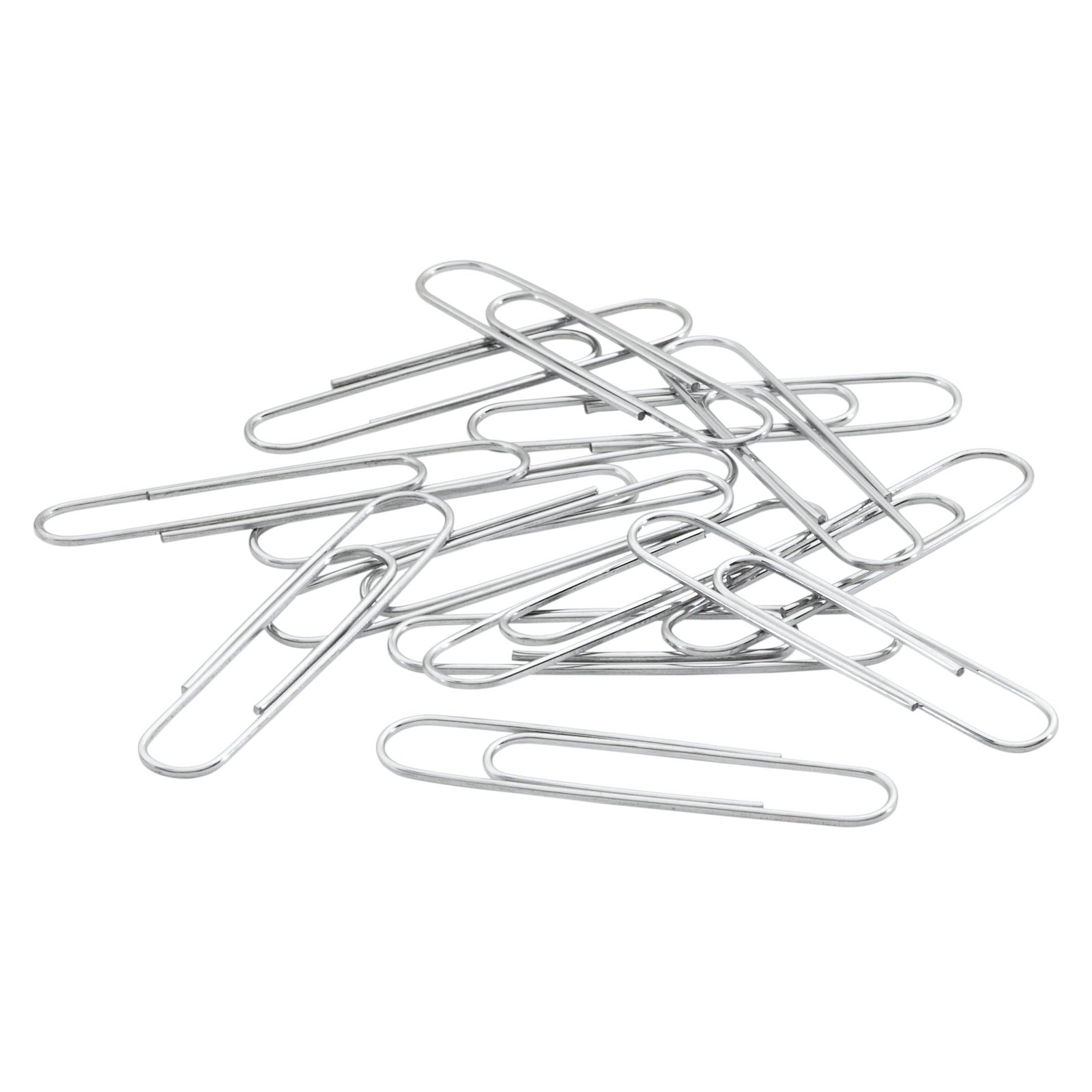 ACCO Paper Clips, Jumbo, Smooth, 100 Clips/Box, 100 Count (Pack of 1), Silver
