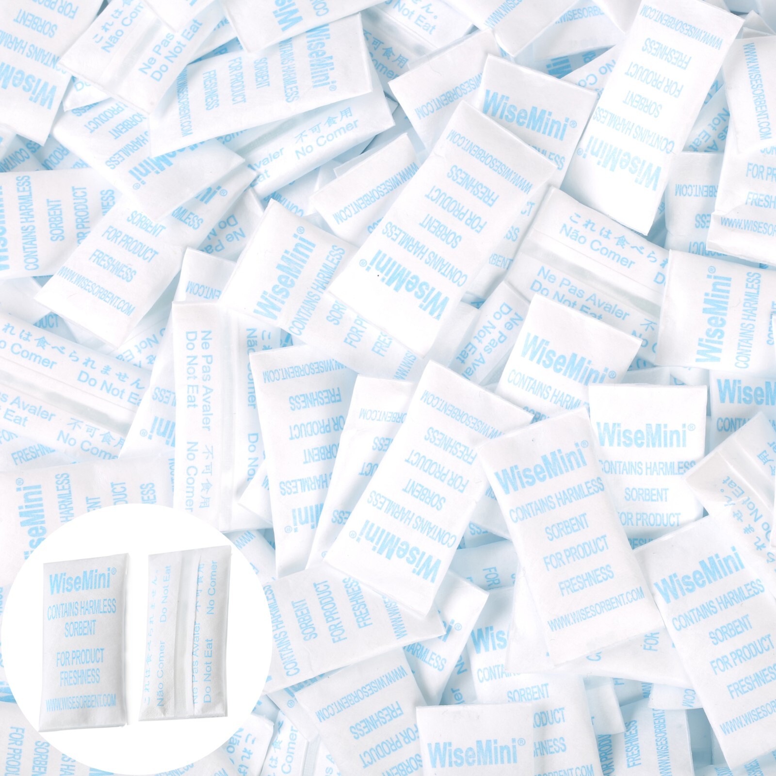 1 Gram 200 Pack Silica Gel Packets Tyvek Dessicant Packets Food Grade