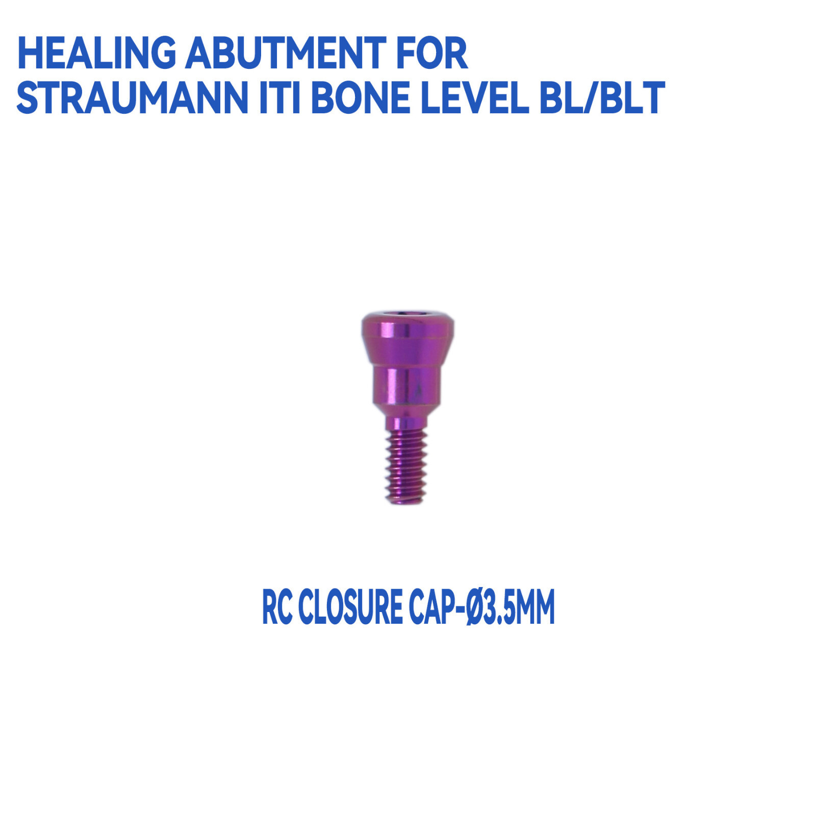 NC/RC Dental Healing Abutment Cover Screw Healing for Straumann BL/BLT ITI