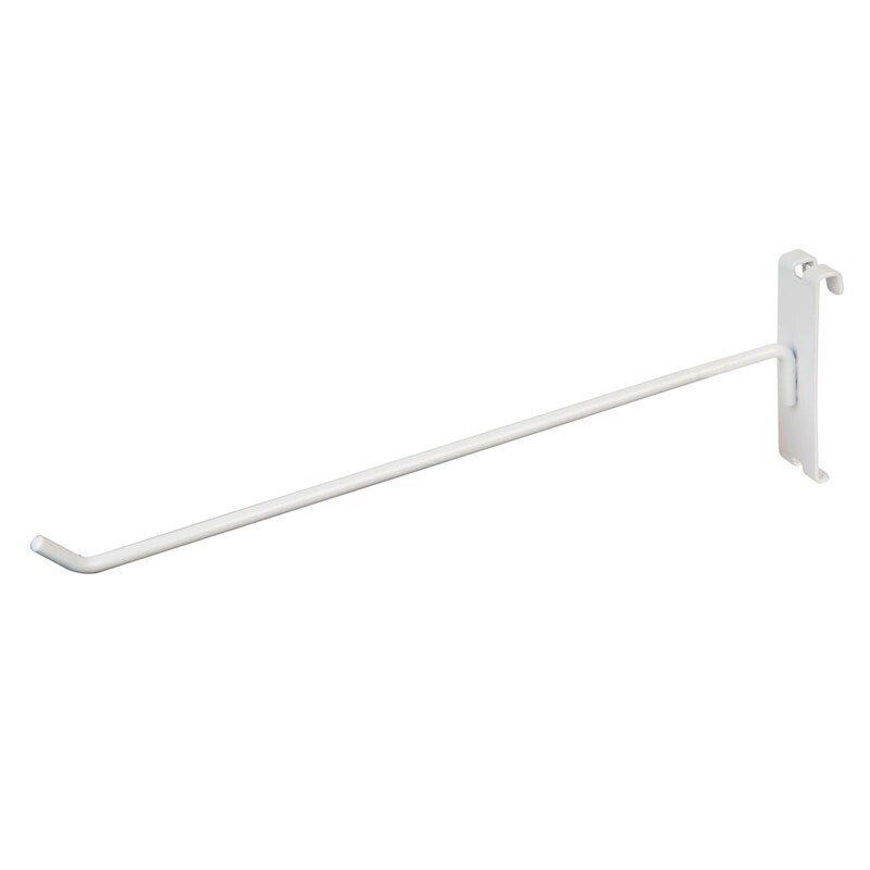 Gridwall Hooks: 1″, 2″, 4″, 6″, 8″, 10″, 12″ – Black, White, Chrome – FREE SHIP!