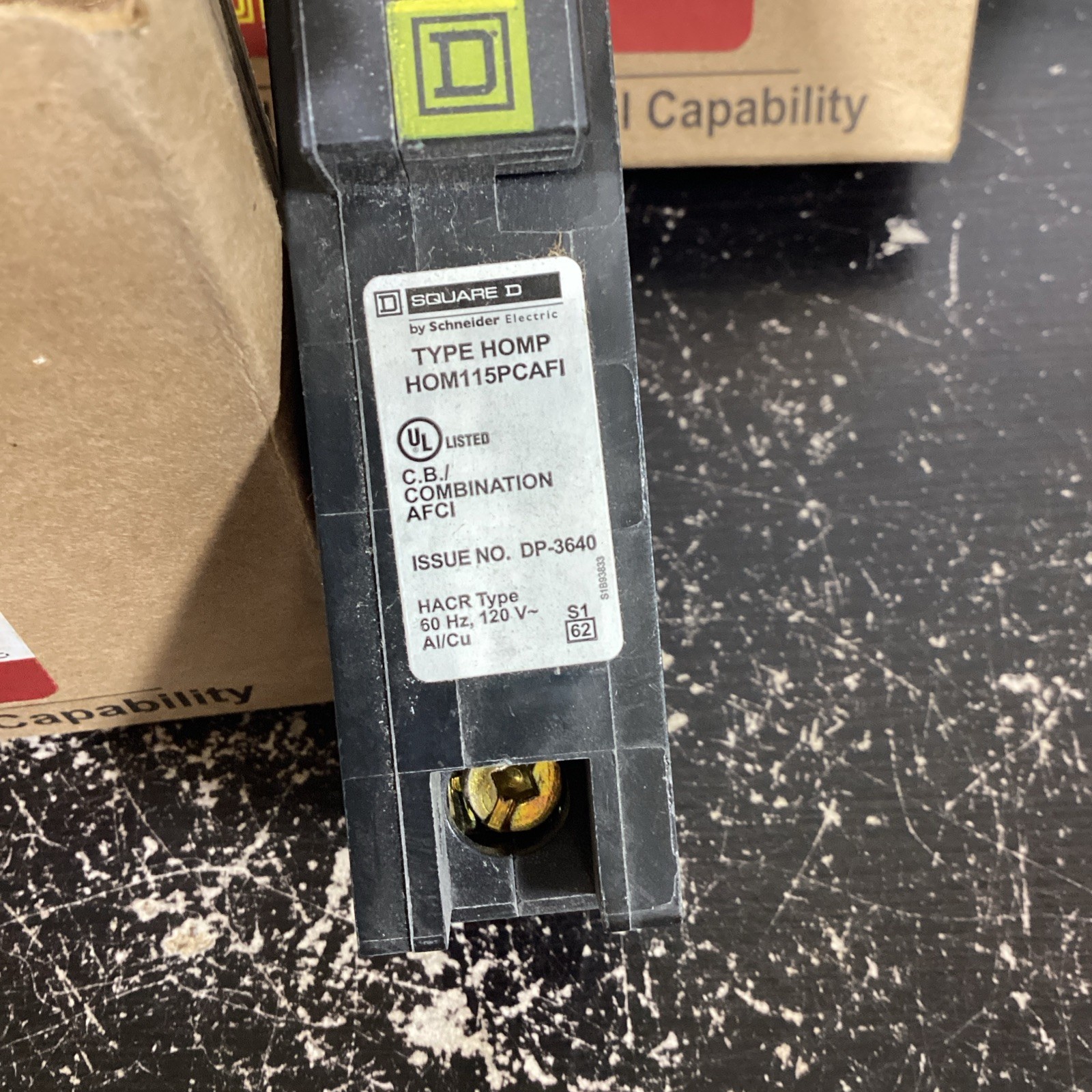 Square D Homeline Arc-D-Tect Breakers 15A HOM115PCAFI (set of 2) NEW