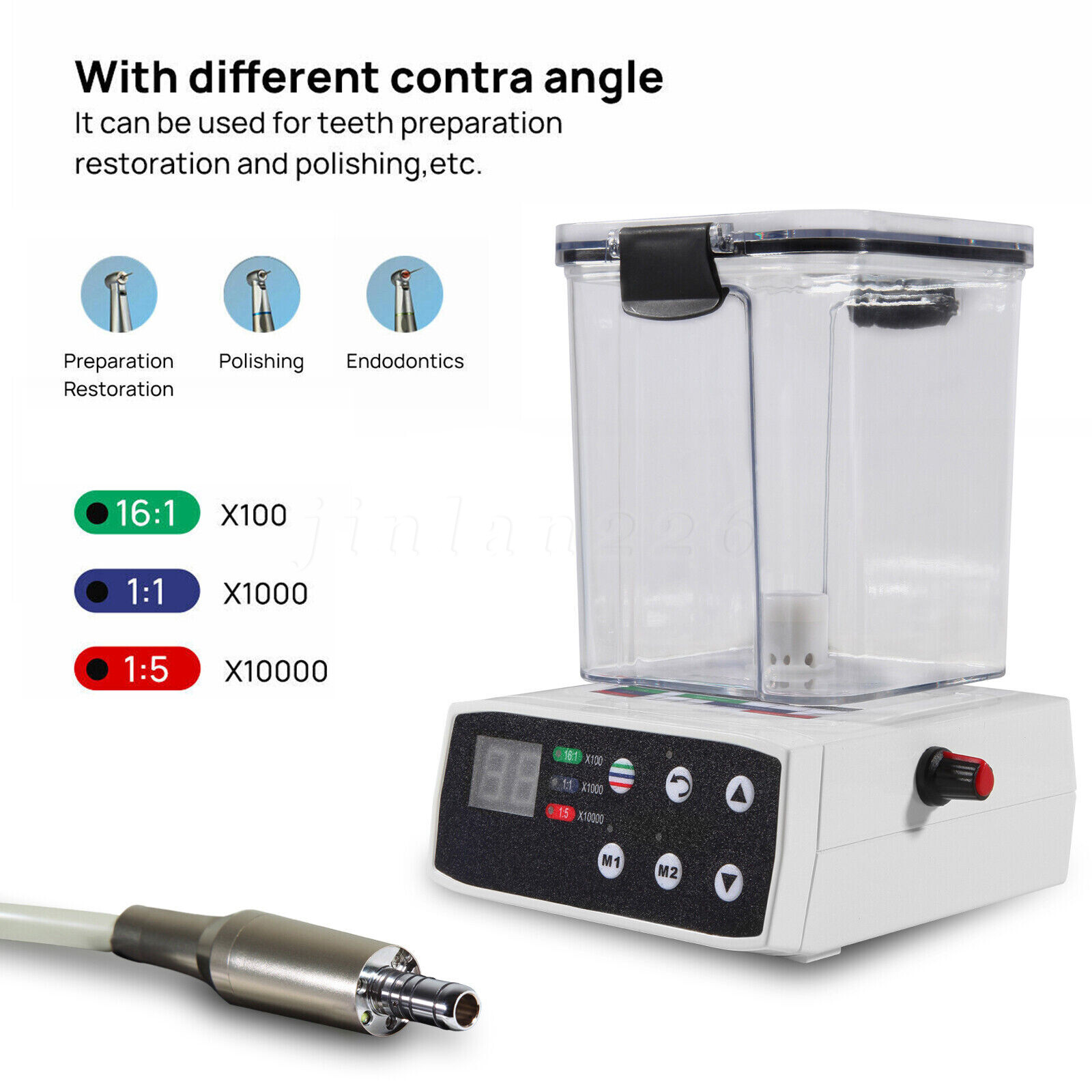 NSK Style Dental Fiber Optic LED E-generator high speed handpiece 4Hole / 2Hole