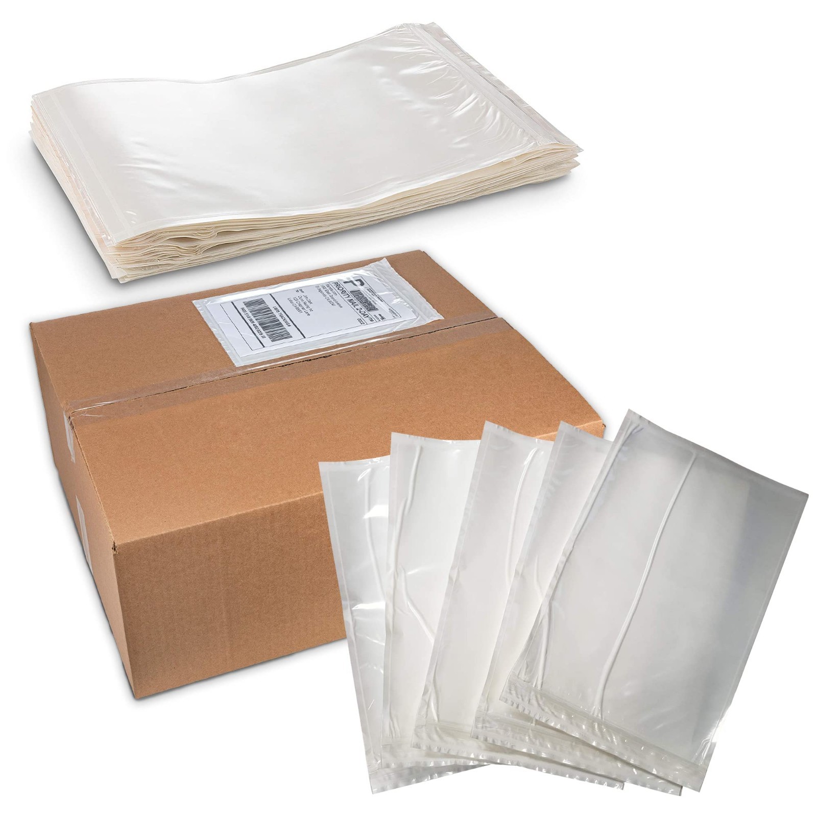MT Products Blank Envelope Pouch – 6″ x 9″ Shipping Label Sleeves – Pack of 100