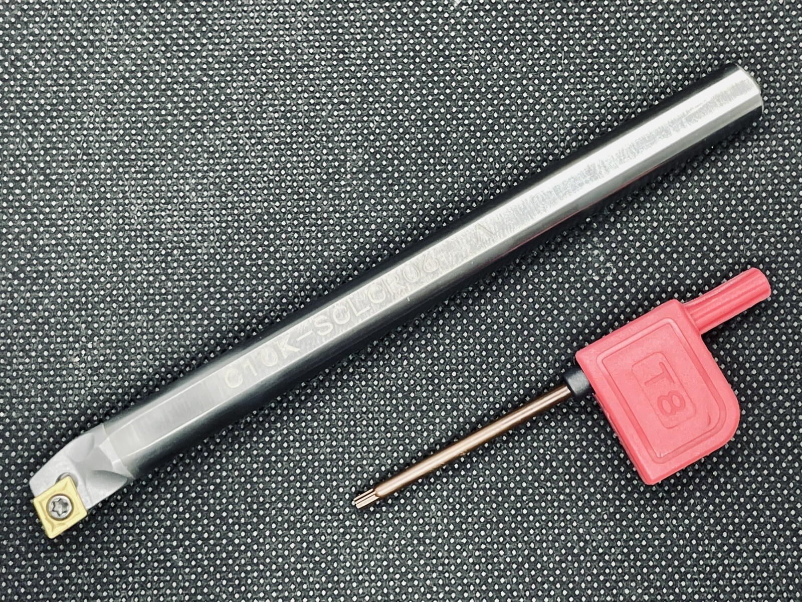 SOLID CARBIDE C10K-SCLCR06 INDEXABLE LATHE BORING BAR 10 MM SHANK