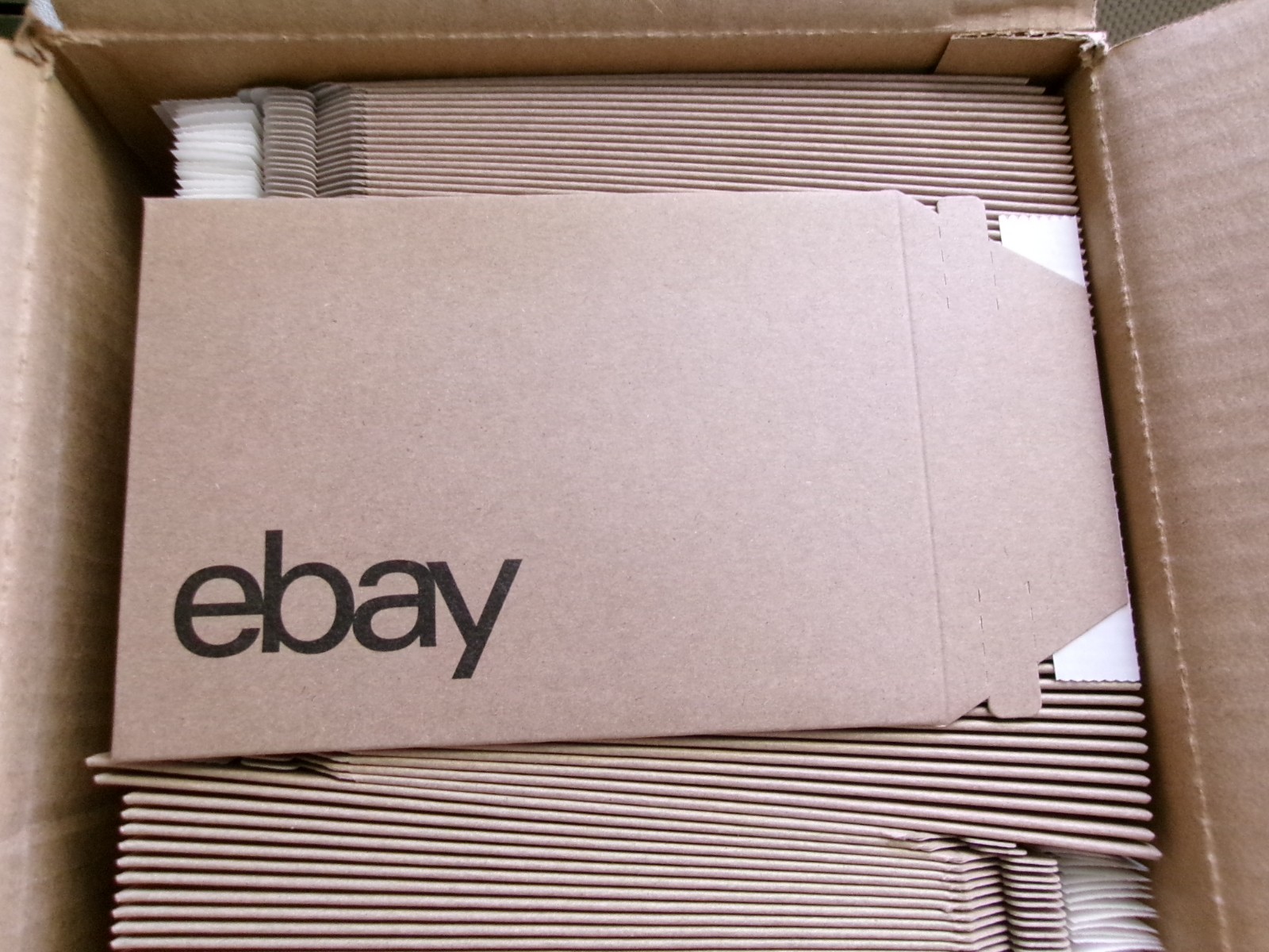 (100) 5 x 7 EBAY BRANDED PAPERBOARD MAILJACKET ENVELOPE