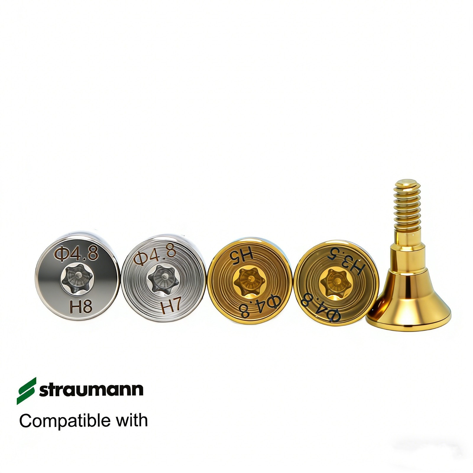 20Pcs US Dental Healing Abutment NC/RC Healing Closure Cap Fit Straumann ITI BL