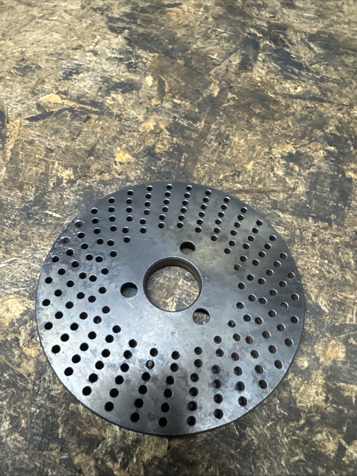 Unknown Dividing Index Plate 3 7/8 Dia 13/16 Bore 1 1/8 Hole Spacing ⬇️