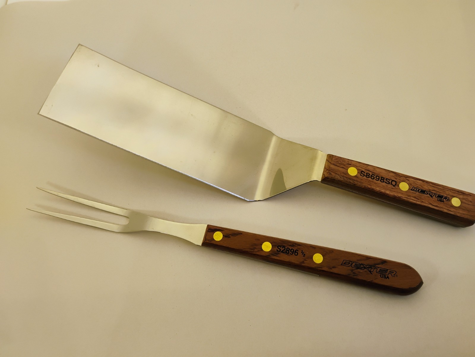 Dexter USA 8X3 S8698SQ Square End Spatula Turner & Hibachi 13.5″ Fork Factory2nd