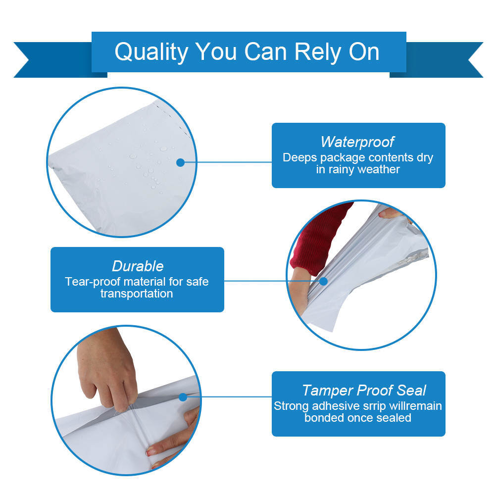 Poly Mailers Shipping Envelopes Self Sealing Plastic Mailing Bags 2.5 MIL