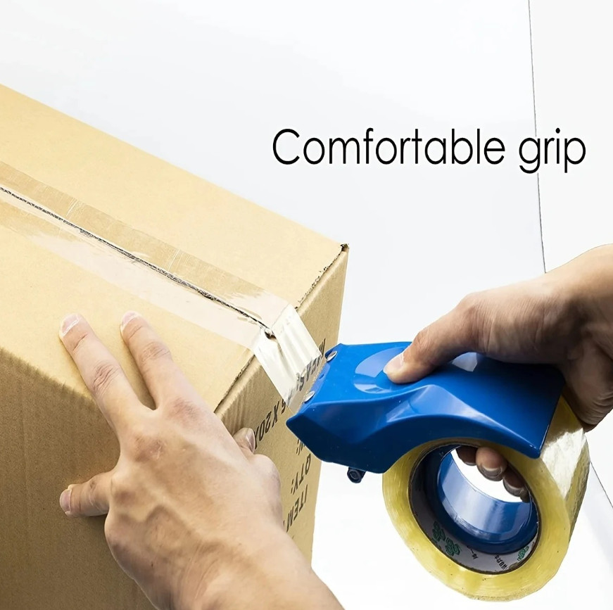1pc Heavy Duty Shipping Tape Dispenser Reusable Eco-Friendly 55mm/2.17 in Cutter