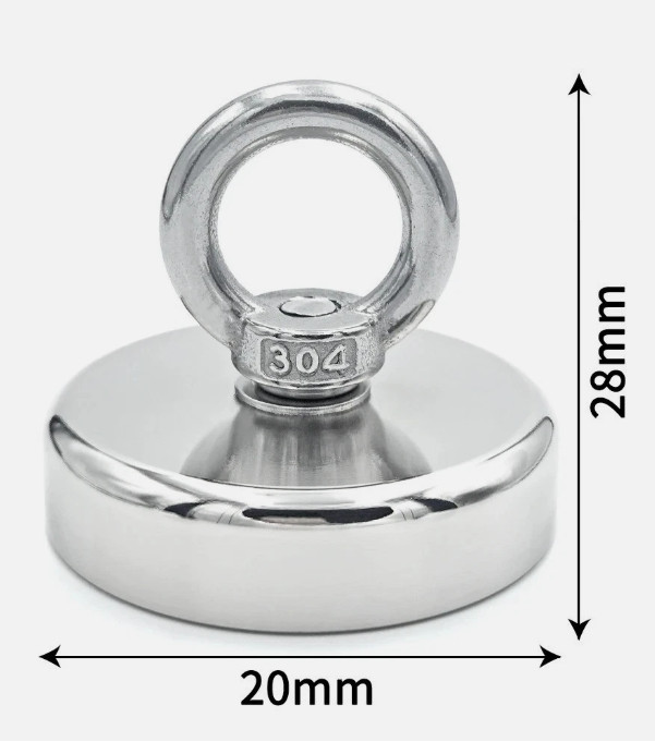 Super Strong Neodymium Fishing Magnet Hook N52 Heavy Duty Rare Earth Magnet with