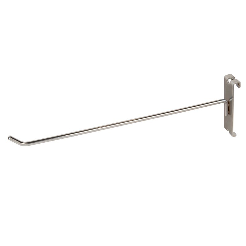 Gridwall Hooks: 1″, 2″, 4″, 6″, 8″, 10″, 12″ – Black, White, Chrome – FREE SHIP!