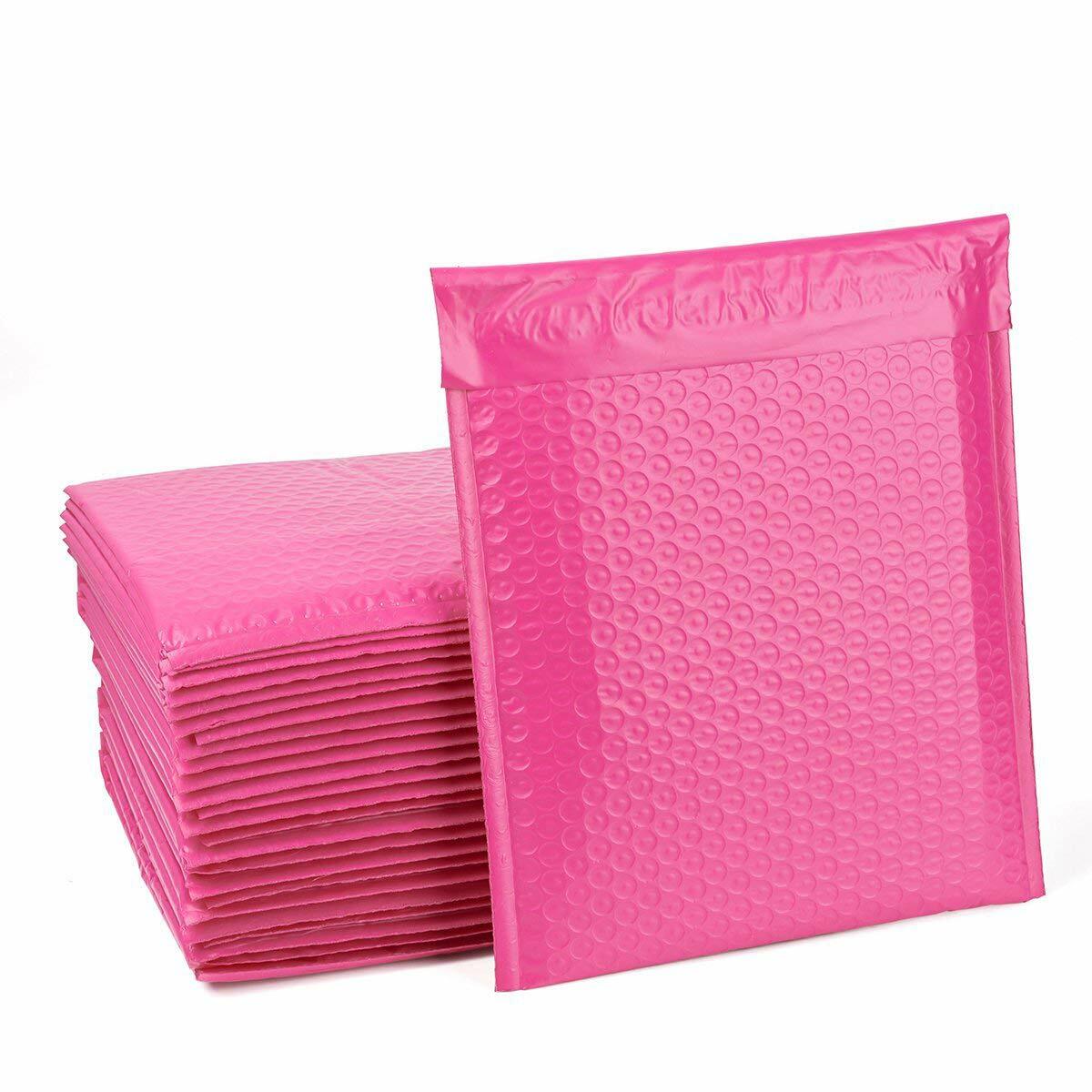 Mix Your Color 50 Poly Bubble Shipping Envelopes Mailers #000 Extra Wide 4″ x 8″