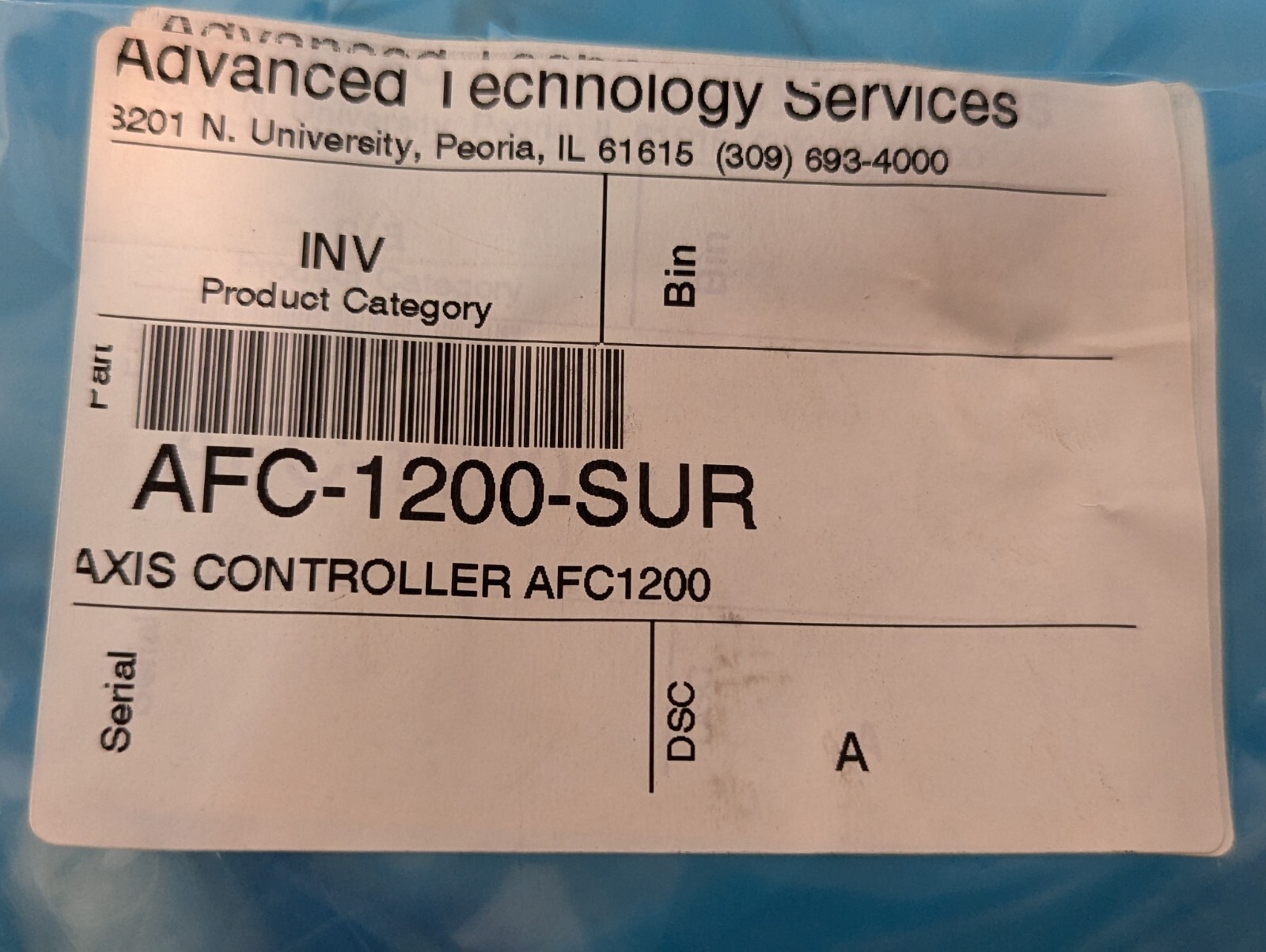 FEC AFC1200 Main System Axis Controller Surplus Tested+Returns