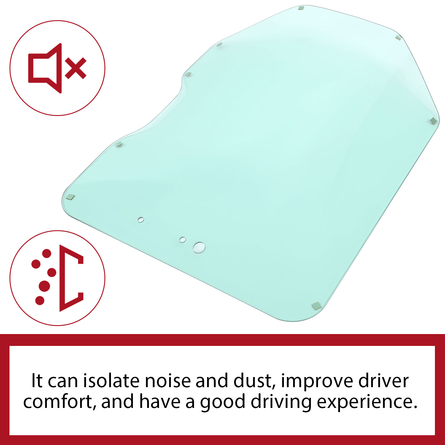 Door Glass Window Fits Bobcat S220 S250 T180 T190 Skid Steer #6729776