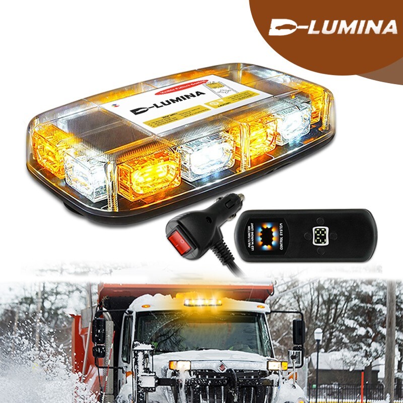72 LED Roof Top Mini Strobe Beacon Light Bar Magnetic Mount for Vehicles